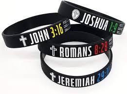 Religious silicone bracelets