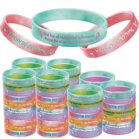 silicone wristbands 