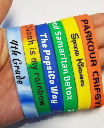 silicone wristbands